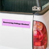 Het terugkrijgen van het Citaat van de Student van Bumpersticker (Op Truck)