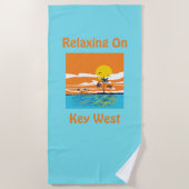 Het terugvallen op het belangrijkste Westen - Naut Strandlaken (Voorkant)