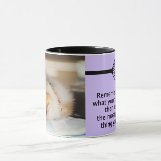 Het testen is productieve Mok (Midden)