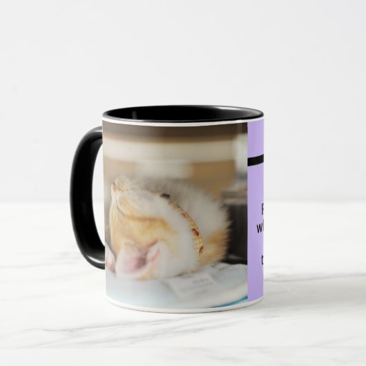 Het testen is productieve Mok (Voorkant links)