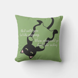 Het testen Keut met Citaat Buitenkussen