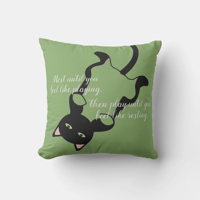 Het testen Keut met Citaat Buitenkussen (Voorkant)