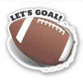 Het testen uit de Sport van het Football Sticker (Voorkant)