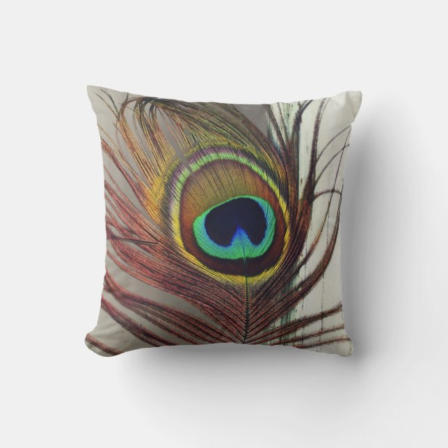 Het testen van de Oog- of Peacock-veren Kussen (Voorkant)