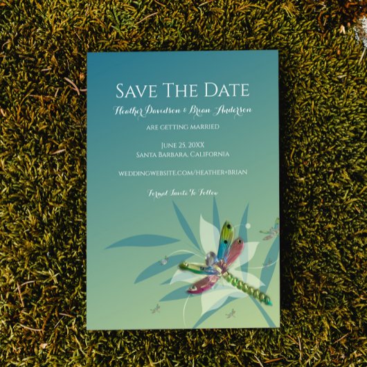 Het testen van Dragonfly sparen de Datum aankondig Save The Date