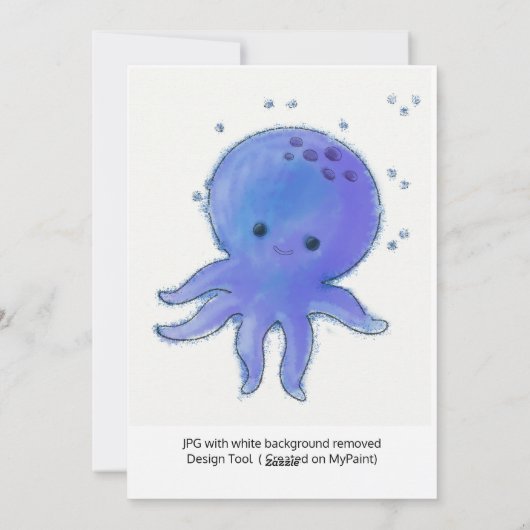 Het testen van MyPaint JPG en PNG Flat Holiday Kaa Feestdagenkaart (Achterkant)