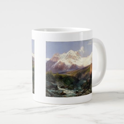 Het Teton-bereik Grote Koffiekop (Voorkant rechts)