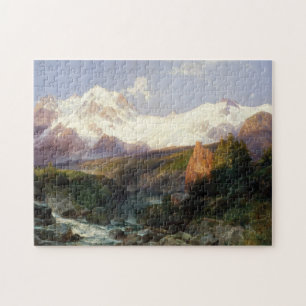 Het Teton-bereik Legpuzzel