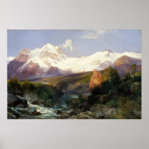 Het Teton-bereik Poster