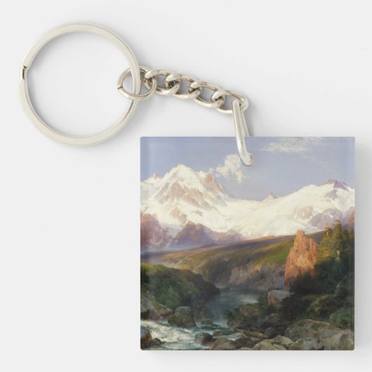 Het Teton-bereik Sleutelhanger (Voorkant)