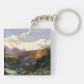 Het Teton-bereik Sleutelhanger (Achterkant)