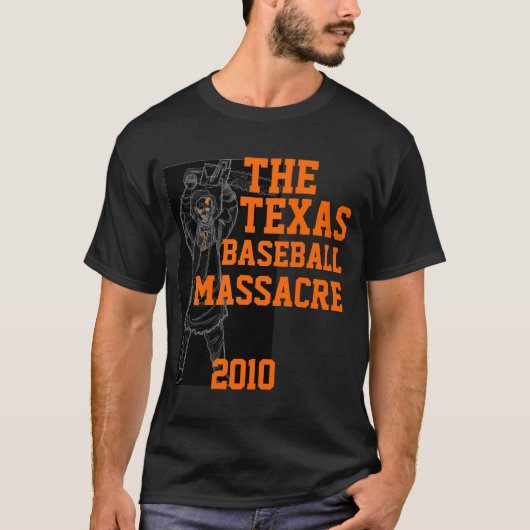 Het Texas Baseball Massacre! T-shirt (Voorkant)