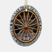 Het Texas Trail, Fort Worth, Texas Ornament (Rechts)