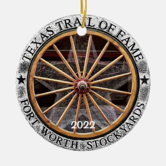 Het Texas Trail, Fort Worth, Texas Ornament (Voorkant)