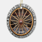 Het Texas Trail, Fort Worth, Texas Ornament (Links)
