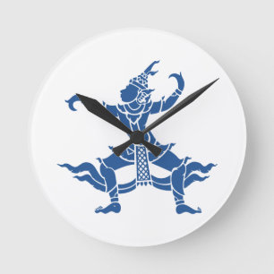 Het Thaise Teken ⚠ van de Danser ⚠ Thailand Ronde Klok