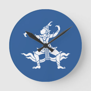 Het Thaise Teken ⚠ van de Danser ⚠ Thailand Ronde Klok