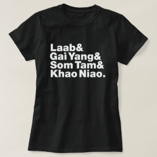 Het Thaise Voedsel van de Straat Isaan T-shirt