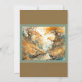 Het Thanksgiving diner van het seizoen veranderen Kaart (Achterkant)