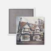 Het Thatched House, Poulton Magnet (Voorkant / Achterkant)