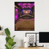 Het theater | AI Art Poster (Thuiskantoor)