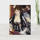 Het Theater B - Schilderij van Renoir Impressionis Kaart (Voorkant)