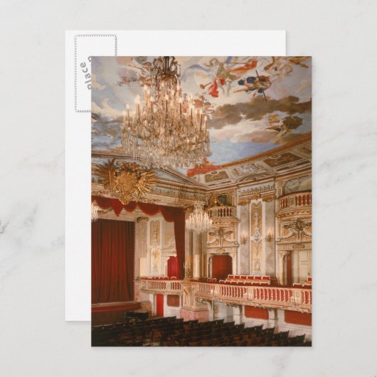 Het theater briefkaart (Voorkant / Achterkant)