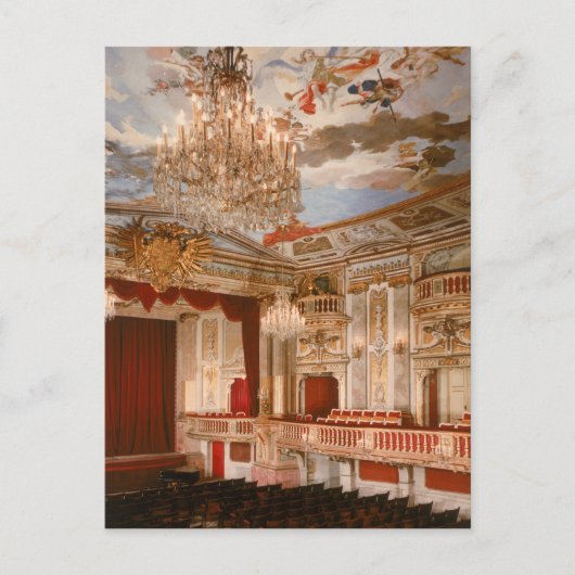 Het theater briefkaart (Voorkant)