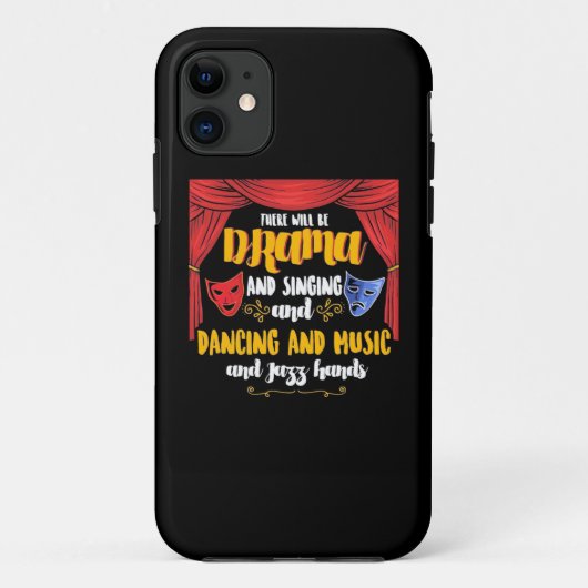 Het theater daar zal drama zijn Case-Mate iPhone case (Achterkant)