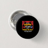 Het theater daar zal drama zijn ronde button 3,2 cm (Voorkant /achterkant)