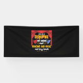 Het theater daar zal drama zijn spandoek (Horizontaal)