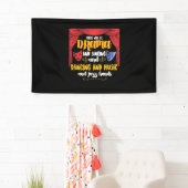 Het theater daar zal drama zijn spandoek (Insitu)