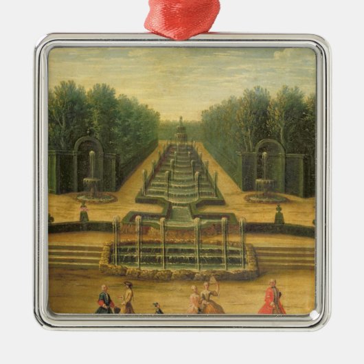 Het theater d'Eau in Versailles Metalen Ornament (Voorkant)