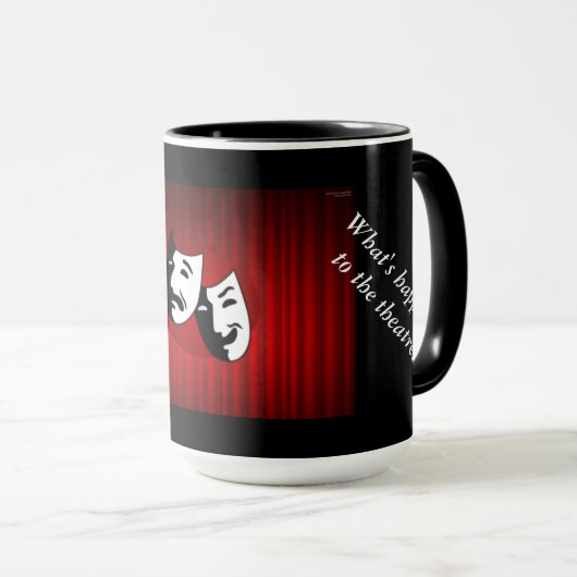 Het theater.  Het theater. Mok (Voorkant rechts)