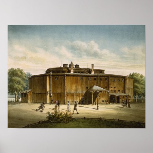 Het theater in Dresden Poster (Voorkant)