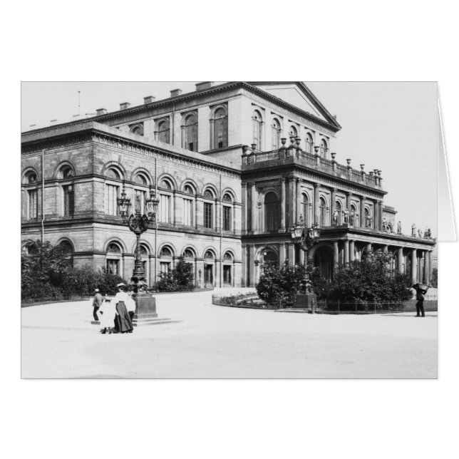 Het theater in Hannover, c.1910 (Voorkant Horizontaal)