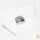 Het theater in Hannover, c.1910 Vierkante Sticker (Envelop)