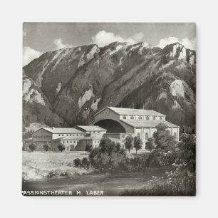 Het theater in Oberammergau, 1930 Magneet