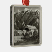 Het theater in Oberammergau, 1930 Metalen Ornament (Rechts)