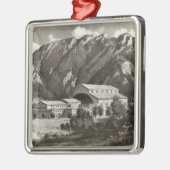 Het theater in Oberammergau, 1930 Metalen Ornament (Links)