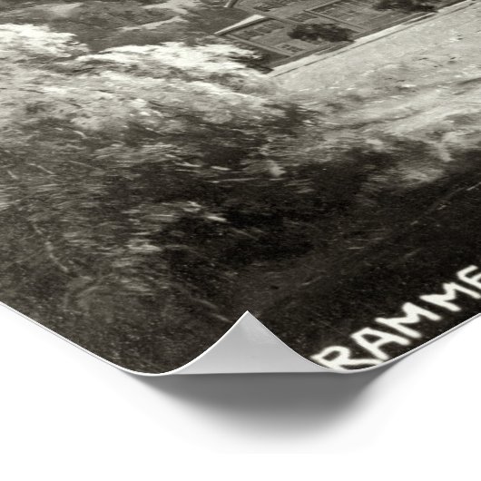 Het theater in Oberammergau, 1930 Poster (Hoek)