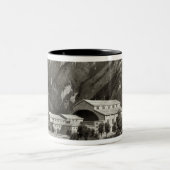 Het theater in Oberammergau, 1930 Tweekleurige Koffiemok (Center)