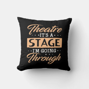 Het theater is een Stage Actor die door gaat Kussen