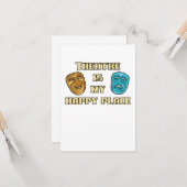 Het theater is mijn favoriete cadeau voor actrice kaart (Voorkant / Achterkant in situ)