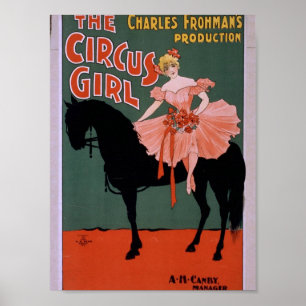 Het  theater van Circus Girl Poster