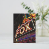 Het Theater van de VOS van Detroit Michigan Briefkaart (Staand voorkant)