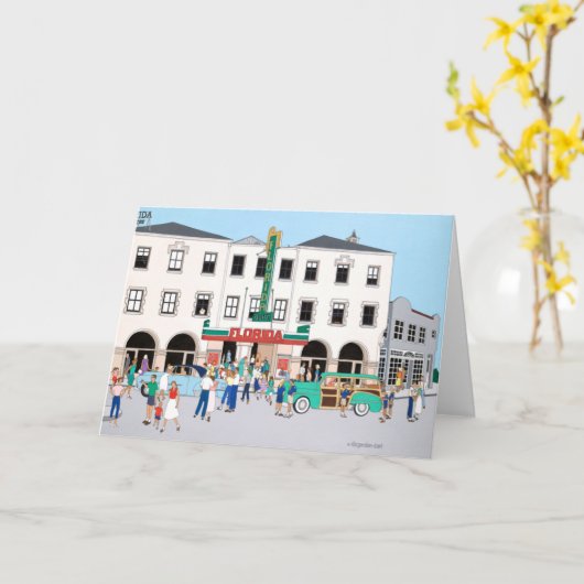 Het theater van Florida Kaart (Gele Bloem)