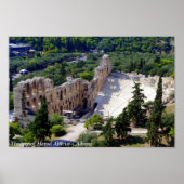 Het theater van Herod Atticus - Athene Poster (Voorkant)
