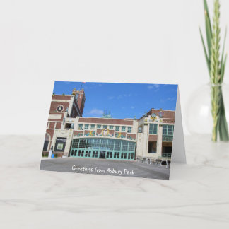 Het Theater van Paramount/het Park NJ van Asbury Kaart