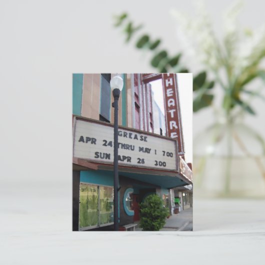 Het theater van Tifton Briefkaart (Staand voorkant)